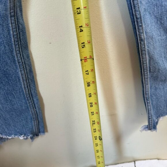 Hidden Jeans Bootcut Straight Jeans Raw Frayed Hem Mid Rise Waist Zip Pocket 29 - Picture 15 of 16